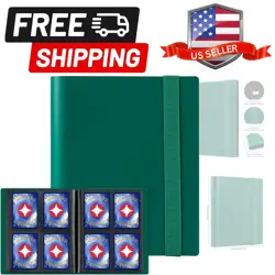 Card Binder 4 Pocket Trading Card Collection Album Folder - 160 Side Loading ... - Image 1