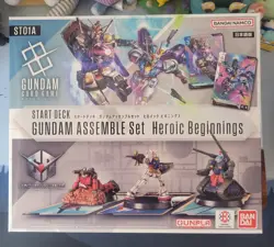 Gundam Card Game Heroic Beginnings Starter Deck ST01 Bonus Pack Included Japan - Image 3