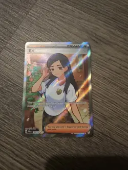 Pokemon Eri TCG Full Art Trainer Card Prismatic Evolutions 136/131 - Image 1