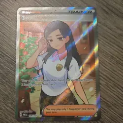Pokemon Eri TCG Full Art Trainer Card Prismatic Evolutions 136/131 - Image 2