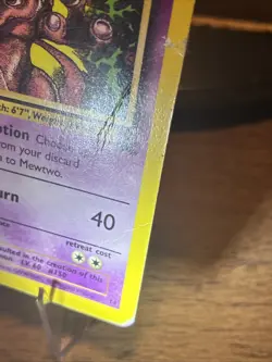 Pokemon Mewtwo Black Star Promo Card 14 WOTC Regular TCG DMG/HP - Image 3