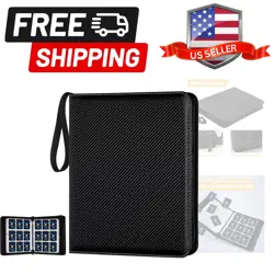 Trading Card Binder, 900 Pockets Card Binder, 9-Poccket Sided Pocket Sports C... - Image 1