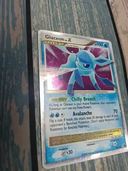 Pokemon TCG Glaceon LV.X Holo Rare Card Majestic Dawn 98/100 LP - VERY NICE - Image 4