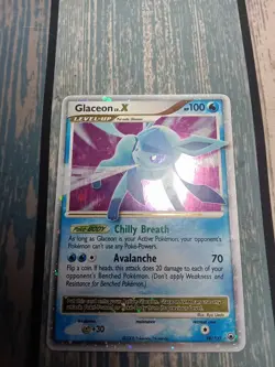 Pokemon TCG Glaceon LV.X Holo Rare Card Majestic Dawn 98/100 LP - VERY NICE - Image 5