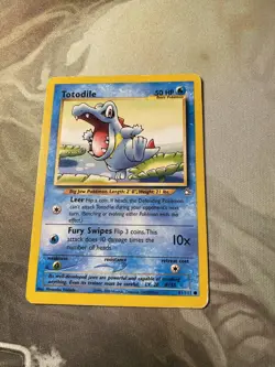 Pokemon TCG Totodile Neo Genesis Card 81/111 Unlimited Common - Image 3