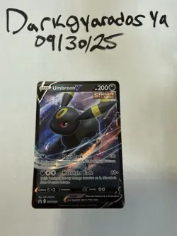 Pokemon Card TCG - Umbreon V SWSH203 Black Star Promo Sword & Shield Near Mint - Image 1
