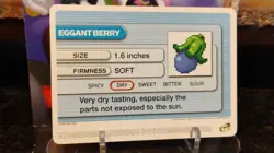 EGGANT BERRY Gameboy Advance POKEMON Ruby Sapphire e-Reader 2003 Trading Card - Image 1