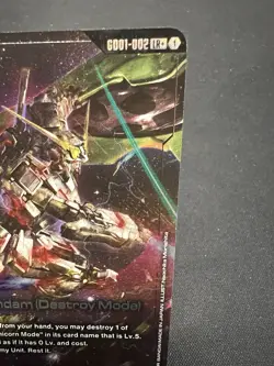 Unicorn Gundam (Destroy Mode) Foil - GD01-002 LR+ NM - TCG Card Game - Image 4
