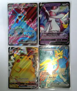 Pokemon Card Lot - Salamence EX 177/149, Dark Sylveon V SWSH134, Pikachu VMAX - Image 1