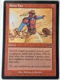 About Face - Urza's Legacy - Magic the Gathering MTG Nice! - Image 1