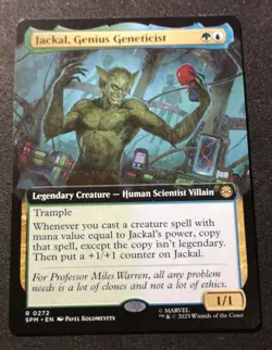 Jackal, Genius Geneticist - Extended Art - SPM - MTG - EN - NM - 0272 - Image 1