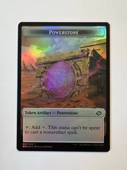 Saheeli, Filigree Master / Powerstone - FOIL EMBLEM Token - MTG BRO - NM - Image 2