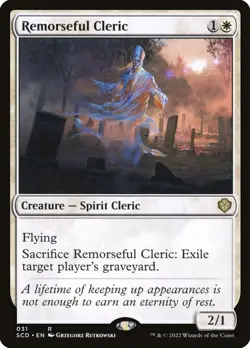 Remorseful Cleric - SCD - MTG Rare English Non Foil - Image 1