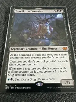 MTG Toxrill, the Corrosive Magic: The Gathering Innistrad: Crimson Vow #132 - Image 4