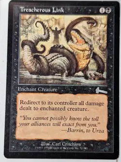 Treacherous Link - Urza's Legacy - Magic the Gathering MTG Nice! - Image 1