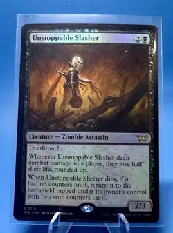 MTG - Unstoppable Slasher (0294) [Duskmourn: House of Horror] Foil - Image 1