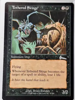 Tethered Skirge - Urza's Legacy - Magic the Gathering MTG Nice! - Image 1
