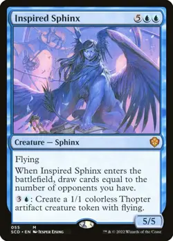 Inspired Sphinx - SCD - MTG Rare English Non Foil - Image 1