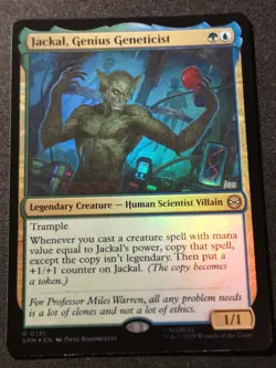 Jackal, Genius Geneticist - Foil - SPM - MTG - EN - NM - 0131 - Image 1
