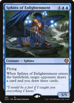 Sphinx of Enlightenment - SCD - MTG Rare English Non Foil - Image 1