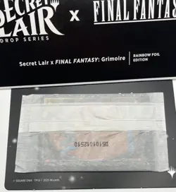MTG Secret Lair x FINAL FANTASY: Grimoire ~ Rainbow FOIL ~ Pack Is Sealed - Image 3