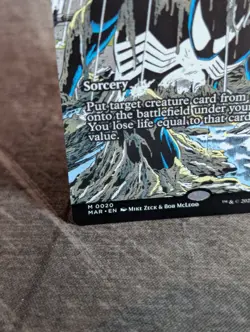 MTG, Reanimate (#020), Spider-Man Marvel Universe, Non-Foil, NM, Full Art Mythic - Image 3