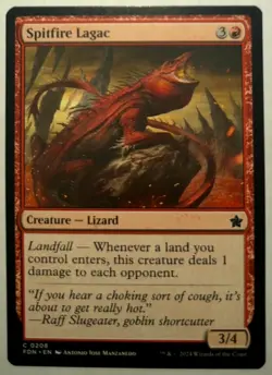 Playset (4x) Spitfire Lagac -MTG- Foundations - Image 1