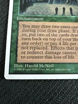 Sylvan Library MTG Core Set 4th Edition Regular #0273 LP Rare - Image 2