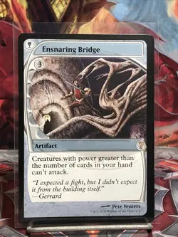 Ensnaring Bridge (Non-foil) [Future Sight Frame] Mystery Booster 2 219 Rare MTG - Image 1