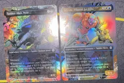 MTG x Marvels Spider-Man | Bundle of 150+ Cards from Collector Box w/ Foil Rares - Image 5