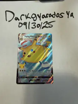 2021 Pokemon Celebrations TCG Flying Pikachu Vmax 007/025 PACK FRESH - Image 3
