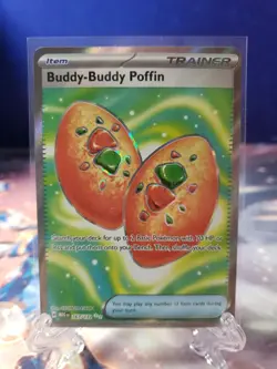 Buddy-Buddy Poffin 167/132 Mega Evolution Full Art Secret Rare Pokemon TCG - Image 1