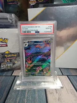 Psa 10 Gem Mint Gloom 198/197 obf Obsidian Flames IR Pokemon Scarlet & Violet - Image 1