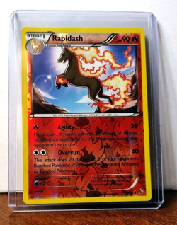 POKEMON RAPIDASH 15/106 REVERSE HOLO FLASHFIRE LP - Image 5