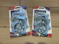 Pokemon TCG Scarlet Violet Temporal Forces Premium Checklane Blister Baxcalibur - Image 1