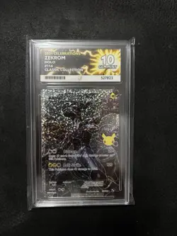 Pokemon TCG Zekrom Celebrations 114/114 Full Art Ultra rare ACE 10 [Perf Subs] - Image 1