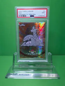 POKEMON 2000 TOPPS CHROME MUK SPECTRA 89 PSA 9 - Image 1