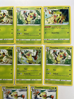 Pokemon Tcg Lot of 11 Grookey, Thwackey Common basic - Image 3