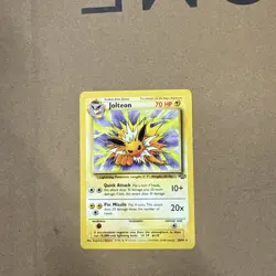 Jolteon 20/64 Jungle Unlimited LP 1999 Pokemon Vintage - Image 1