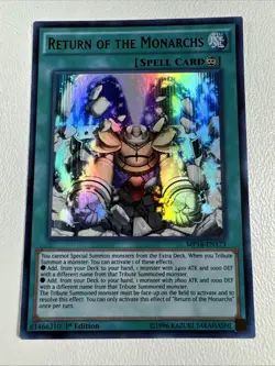 YuGiOh! Return of the Monarchs - Ultra Rare Holo (MP14-EN173) 1st Ed NM Mega Tin - Image 1