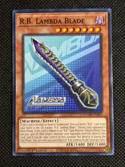 3x YuGiOh! - R.B. Lambda Blade DOOD-EN091 Common 1st Edition Near Mint - Image 2