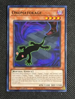 3x YuGiOh! - Onomatokage DOOD-EN007 Common 1st Edition Near Mint - Image 2