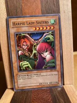 Yugioh TCG Harpie Lady Sisters MRD-009 Metal Raiders Super Rare Holo - Image 1