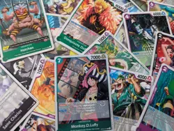 One Piece 1,000 Cards Lot TCG Card Game Commons & Uncommons Near Mint ENGLISH - Image 1