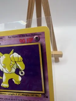 Pokemon TCG Hypno Fossil Card 23/62 Regular Rare, 1999 Vintage LP/MP - Image 3