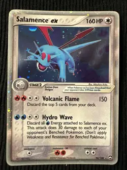 MINT Salamence ex 2007 EX Power Keepers 96/108 Holo Pokemon Card - Image 1