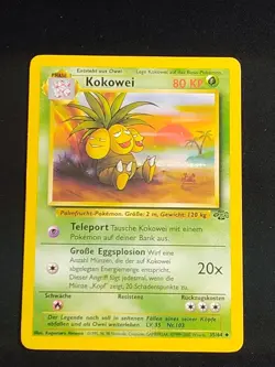 Kokowei Exeggutor Pokemon TCG German Jungle Set 35/64 Vintage Card Played LP - Image 1