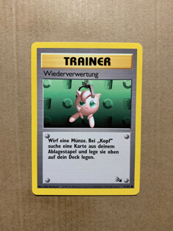 GERMAN Recycle 61/62 Fossil Set - Common Pokemon Card - LP - Image 1