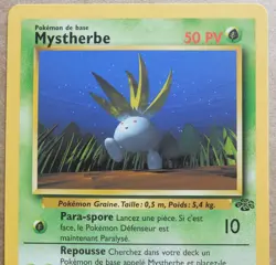 Mystherbe 58/64 Common non-holo French Oddish Jungle Set Pokemon Card - NM - Image 3