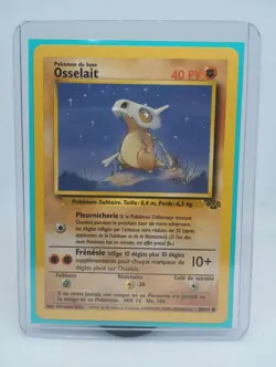 Osselait Cubone 50/64 Jungle Common French Vintage Pokemon TCG Card - Image 1